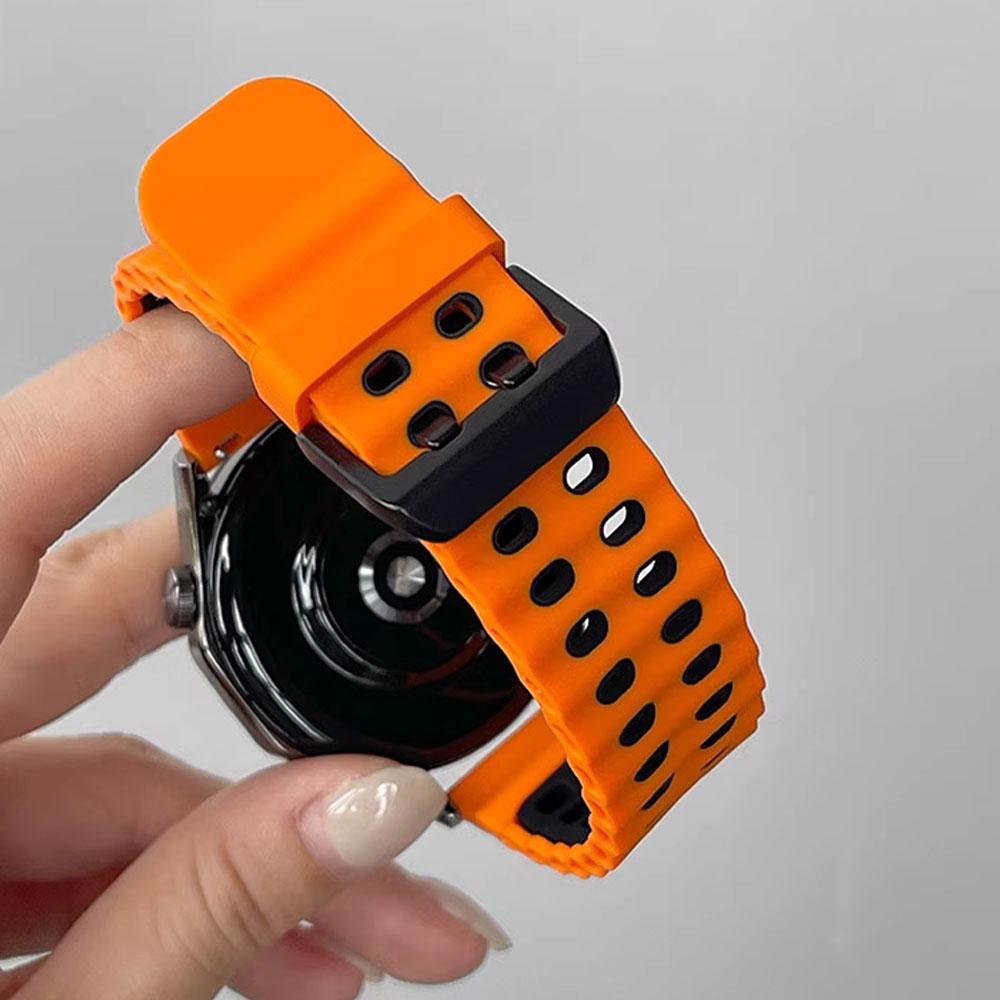 Силиконовый ремешок 22 мм для Amazfit GTR 47 мм/GTR 4 3 Pro/Balance 2 1/Bip 6 5/Stratos 2 3 Браслет для Huawei Watch GT6 5 4 46 мм Ремешок