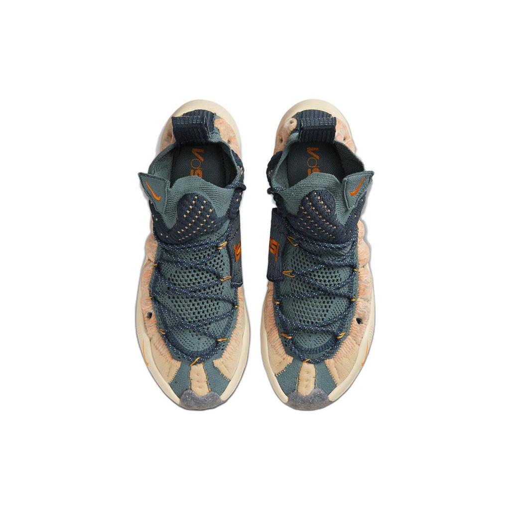 Nike Кроссовки унисекс ISPA Sense Flyknit Mineral Slate Magma Orange Синие CW3203-300