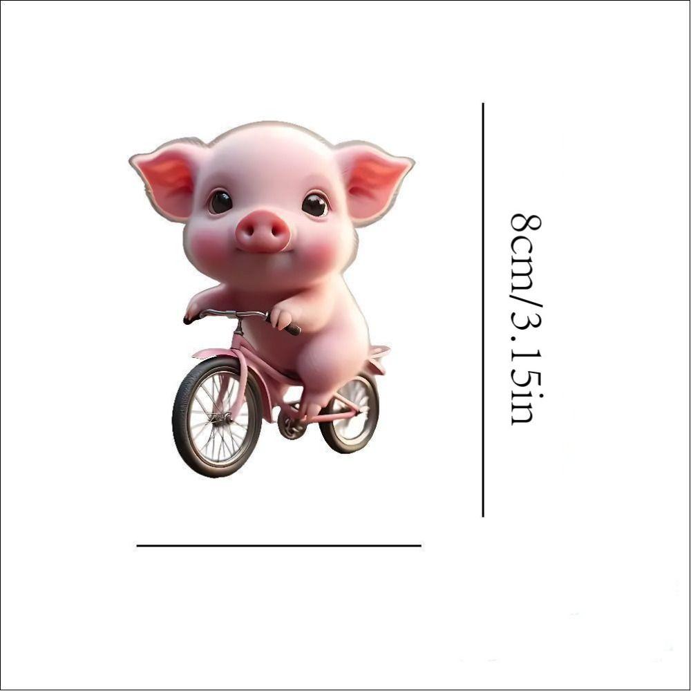 Брелок в форме поросенка, акриловое украшение для рюкзака, подвеска для интерьера автомобиля, украшение для дома