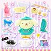 Sanrio Sanrio Kisekaeo Clothes Rabbit Cape Pitatto Friends Character 12 x x cm 511153 SANRIO (SANRIO) 1.5 7.5