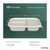 Corn Starch 3-Compartment Takeout Boxes