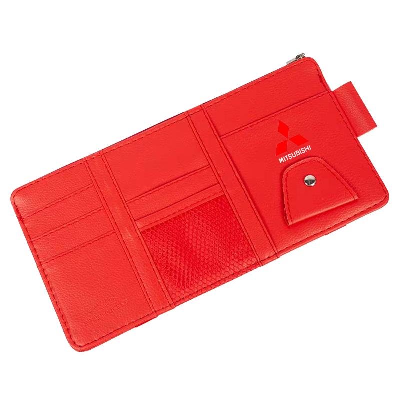 Автомобильный солнцезащитный козырек Точечный тип Многофункциональная сумка для хранения Для Mitsubishi ASX Lancer L200 Pajero Sport Attrage Mirage Eclipse