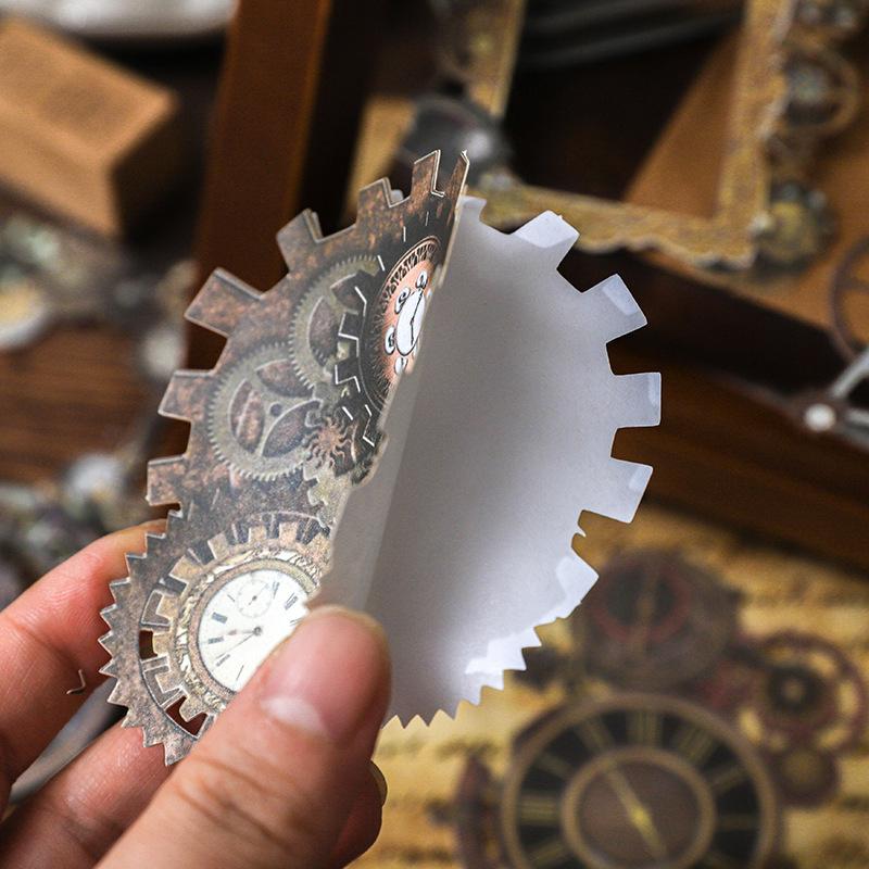 1pack/10pcs Vintage Hollow Hard Card Stickers, Thick Carved Border, DIY Handmade Album Scrapbooking Decorative Paper Supplies