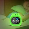 Световой регулируемый будильник в форме животного, прикроватная лампа, часы для тренировки сна, для малышей