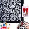 Gift for Creative Kids DIY Coloring Blanket with 24 Markers, Color Your Own Blanket, 59" x Soft Polyester Painting 45" Cozy Throw Sofa, Couch,