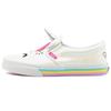 Slip-On Leather Casual Low-Top Skate Shoes Women Sneaker White Multicolor VN0A54EX2JQ