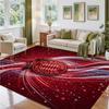 Bayern Munich Design Crystal Velvet Rug Soft Decorative Mat for Bedroom Entrance