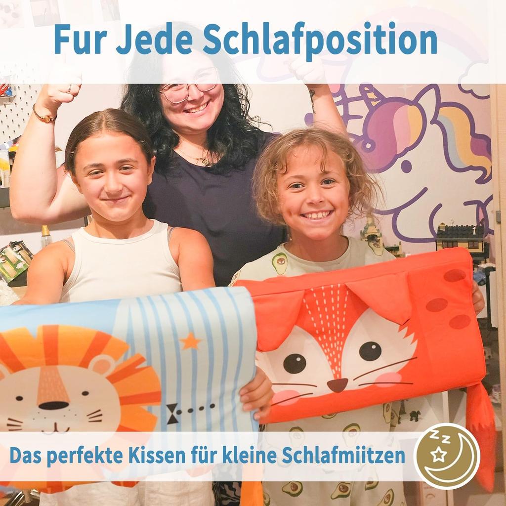 Calmlye Pillow, The Children's Pillow For Better And Healthier Sleep, Kids Cushion, Ergonomic, Breathable And Skin-friendly