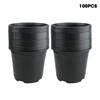 100 шт. гибкий горшок для растений, садовые детские горшки для семян, стартовые цветочные горшки для суккулентов, саженцев, черенков, трансплантации