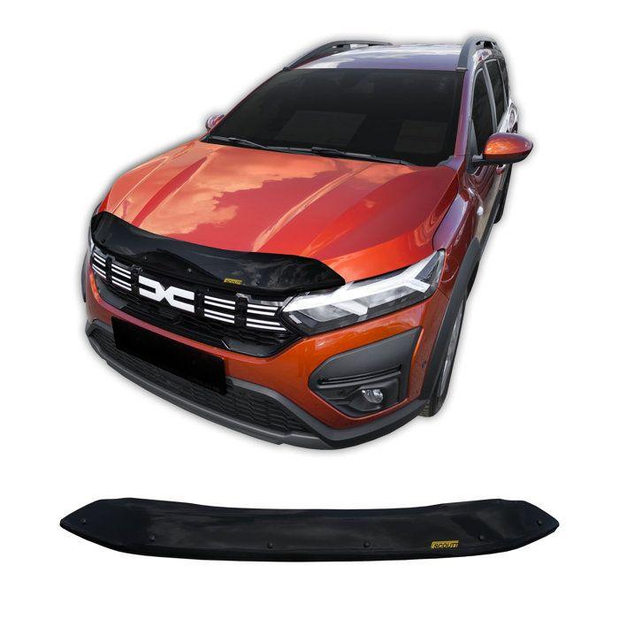 SCOUTT | Bra Capot Déflecteur Protection Pour Dacia Jimny Depuis 2021, Aérodynamique, Assemblage Facile, Aucun perçage requis