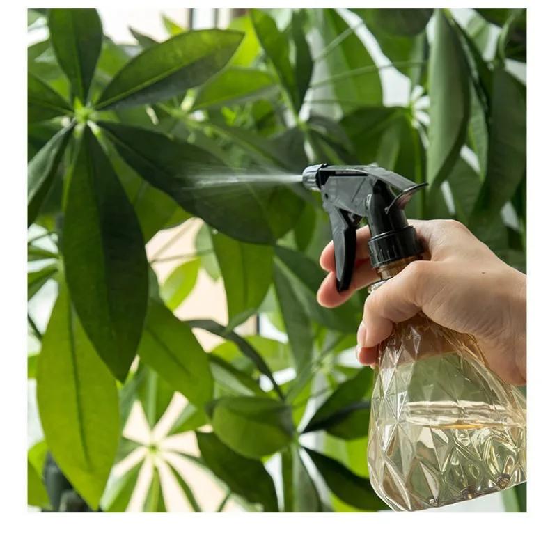 1 шт. 500 мл пустые бутылки-спреи, многоразовые ПЭТ ПЭТ, распылитель для ванной, контейнер для дезинфицирующей воды, полив, садовые принадлежности