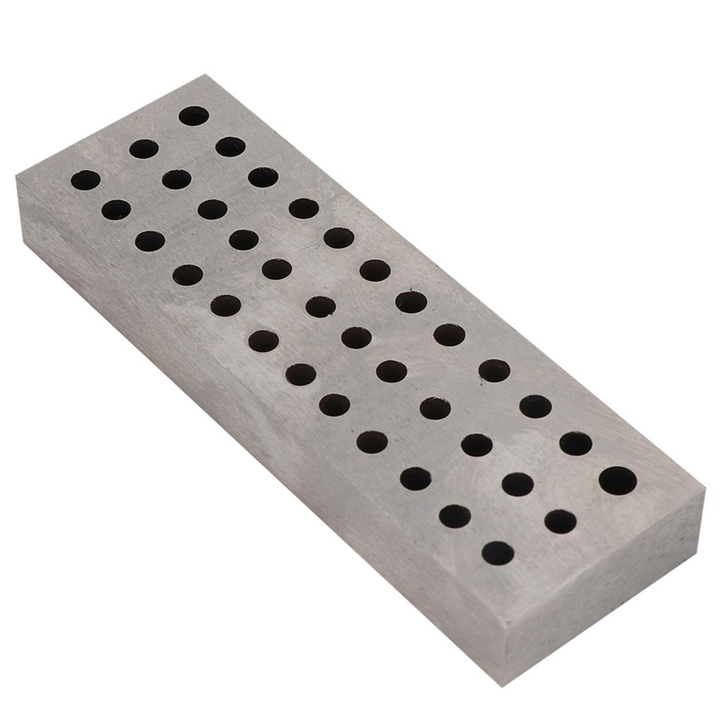 36 Holes Steel Drilling Carving Hole Punching Plate Watch Repairing Accessory Tool