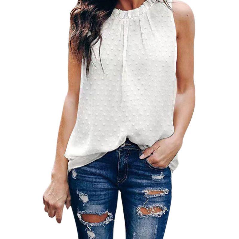 Женский топ, приталенный повседневный топ для йоги, с круглым вырезом, без рукавов, однотонный, базовая майка, пуловер, футболка, футболки