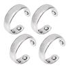 4Pcs Magnetic Therapy Rings Ultralight Comfort Fit Arthritis Pain Relief Stop Snoring Calming Ring for Women Men