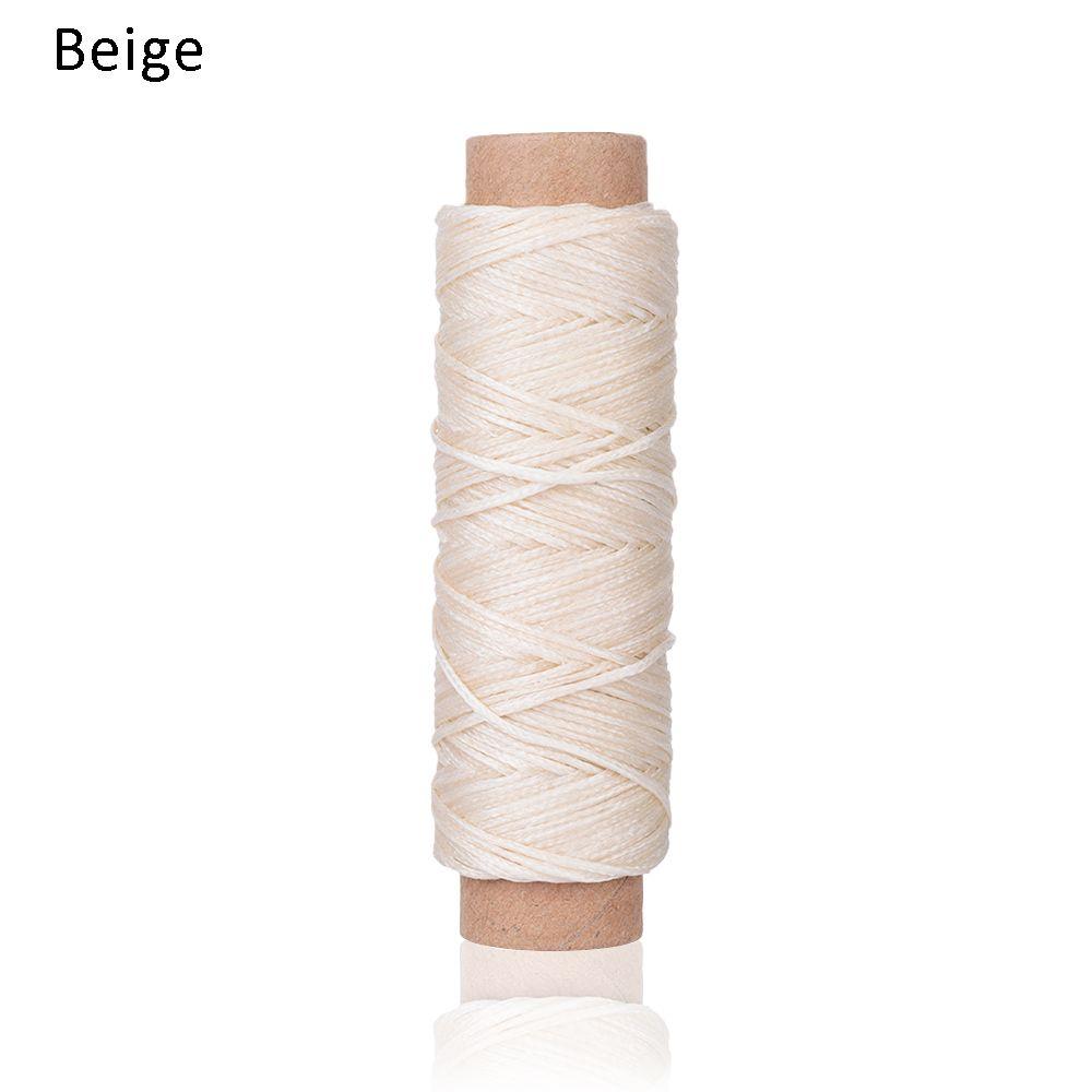 30m/roll Tool Handicraft Flat Hand Stitching Waxed Thread Sewing Line Leather Cord