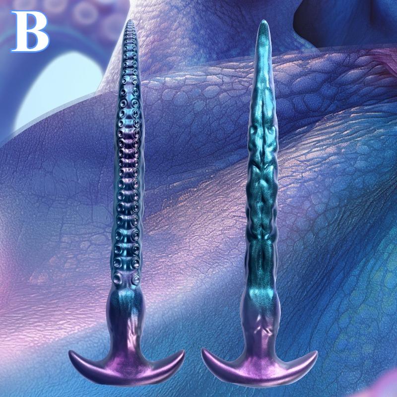 18+ Анальная пробка Щупальце осьминога Анальная пробка Анальные дилдо Жидкий силикон Мягкая анальная пробка Длинные Игрушки для мастурбации для взрослых для женщин