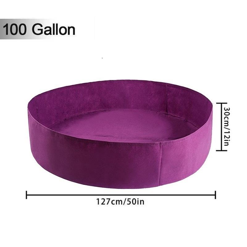 15/50/100 Gallon Large Capacity Plants Growing Bag Garden Flower Planter Elevated Vegetable Box Planting Grow Bag