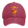 Cap Mens Womens Embroidered Distressed Adjustable Sun Hat Cotton Funny Hats