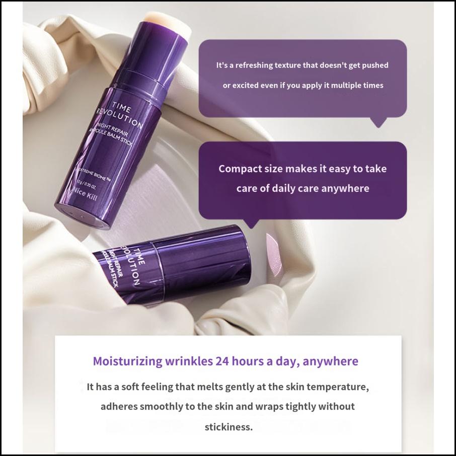 MISSHA Time Revolution Ночной восстанавливающий ампульный бальзам-стик 10 г Пробиотик Glow-On Лечение для глаз и морщин
