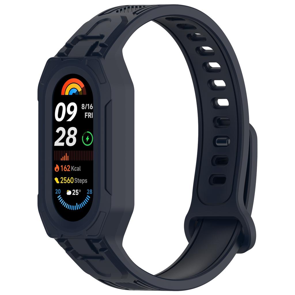 Ремешок+Чехол для Xiaomi Mi Band 10 9 8 NFC miband Аксессуары для часов Спортивный силиконовый браслет Наручный ремешок pulseira correa Mi band 10