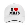 Я люблю MILFS Я люблю горячих мам Принт бейсболка Повседневная Унисекс Женская шляпа регулируемая летняя Тракерные кепки gorras