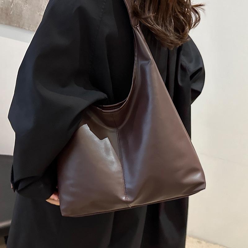 This Year'S Popular Bag Women'S Retro Commuter Texture Shoulder Underarm Bag Tote Bag Fashion Women