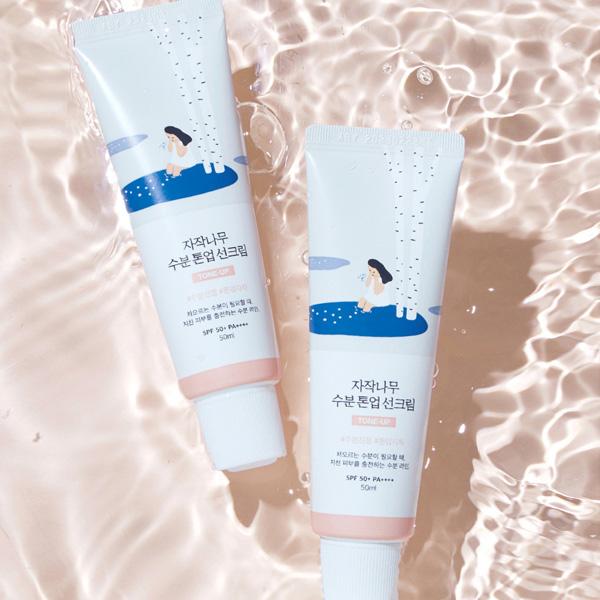 ROUND LAB Березовый Сок Увлажняющий Тон-ап Солнцезащитный Крем SPF 50+ PA++++(4 варианта)