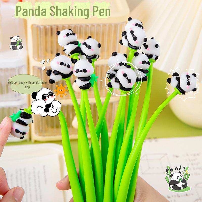 Гелевая ручка Cartoon Panda - декомпрессионная ручка Shake для студентов
