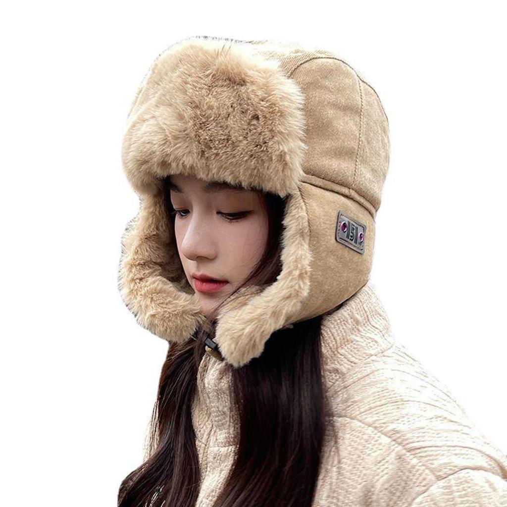 Winter Teenagers Windproof Beanie Windproof Trapper Hat Ear Protector Hat Adult Unisex Winter Cycling Skiing Supplies