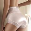 Женские трусики, бесшовные, с высокой талией, с контролем живота, кружевные, с хорошей воздухопроницаемостью, сплошной цвет, облегающие, тонкие, быстросохнущие, повседневные спортивные трусы, женские трусы