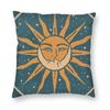 Sun And Moon Tarot Square Pillowcase Polyester Linen Velvet Creative Zip Decorative Sofa Seater Cushion Case