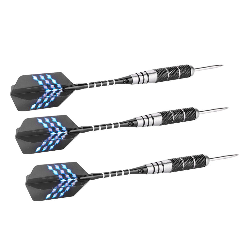 Набор из 3 шт. 155 мм стальных наконечников для дротиков с печатью оперения для мишени