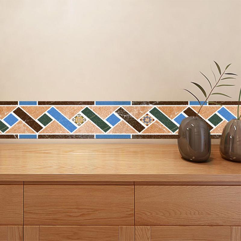 Мраморная мозаика, плинтус, наклейки на стену, ПВХ, самоклеящиеся, для гостиной, ванной комнаты, кухни, водонепроницаемая плитка, наклейки на талию, обои, границы, декор