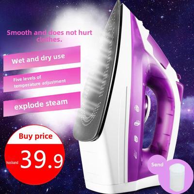 Портативный мини-электрический утюг двойного назначения: Паровой и сухой утюг для одежды