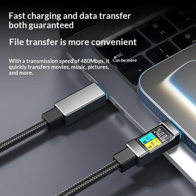 Pd 240 Вт Кабель USB Type-C Быстрая зарядка Зарядное устройство для телефона Дата-кабель Для Huawei USB C на USB C Провод быстрой зарядки