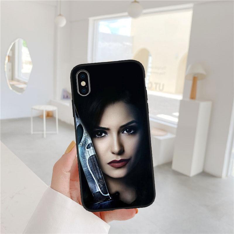 LO91 Дневники вампира Мягкий чехол-накладка для телефона для iPhone SE X XS XR 11 16E 17 Pro Max Air 8 7 6 6s Plus