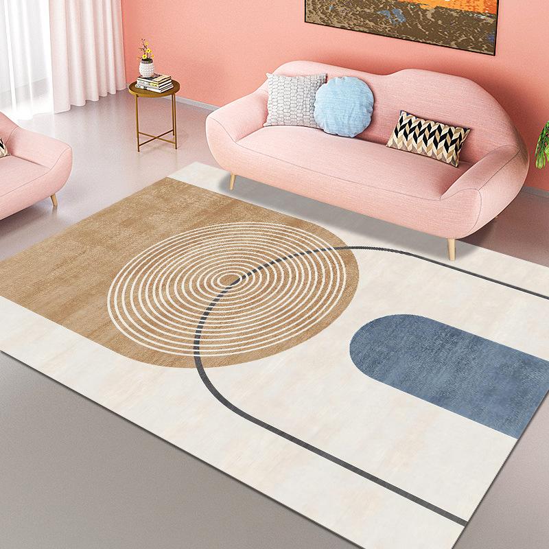 Living Room Nordic Carpet Bedroom Carpet Dirt Resistant Carpet Anti Slip Floor Mat Large-area Floor Mat