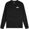 Футболка с круглым вырезом и длинным рукавом Dri-Fit Letter Print, мужские топы, черная CZ9822-010