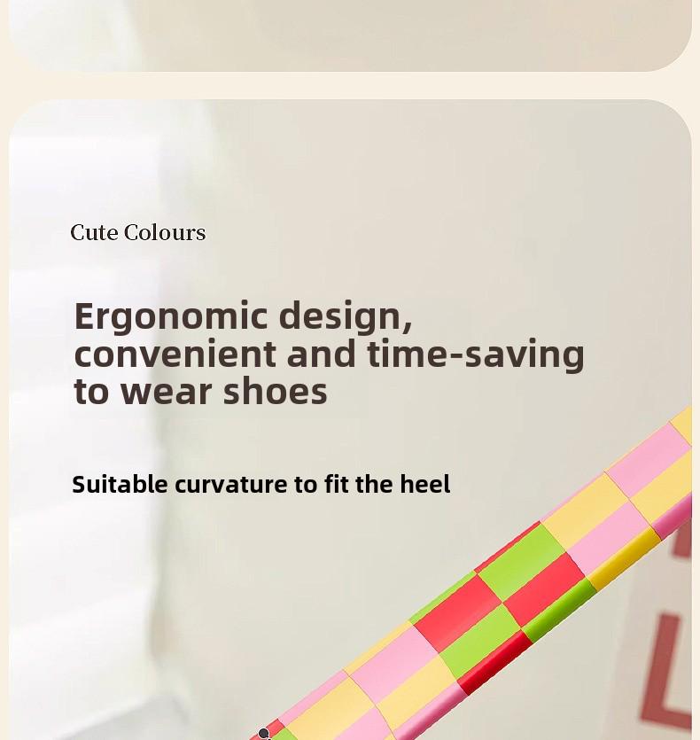 Роскошный рожок для обуви с длинной ручкой: Помогает беременным женщинам и пожилым людям надевать обувь, не наклоняясь