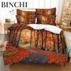 Комплект постельного белья Snow Tree Комплект пододеяльника 3d Постельное белье Цифровая печать Постельное белье размера Queen Модный дизайн