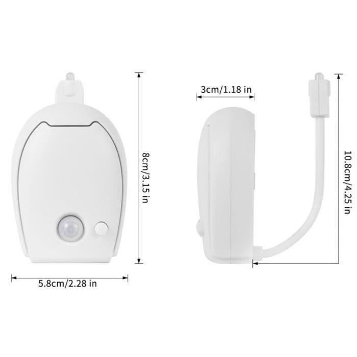 Eclairage LED - CHANGM - Veilleuse WC - 7 couleurs - IP65 - Pour enfants