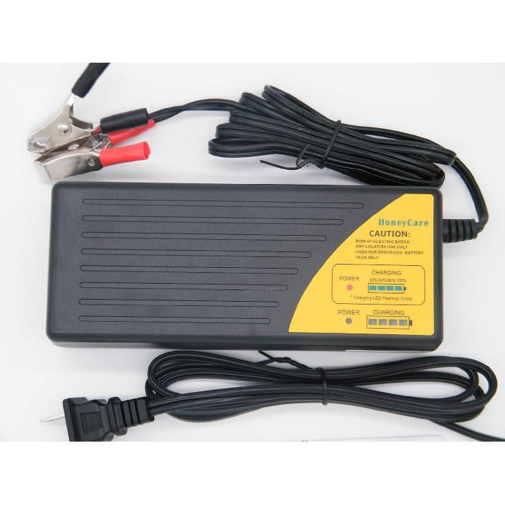 36V Lead Acid Battery Charger Battery Desulfator,36V Trickle Charging with Clamps for Car,WheelchairMotorcycle,Lawn Mower,Boat RV,SUV,ATV,Sealed Lead