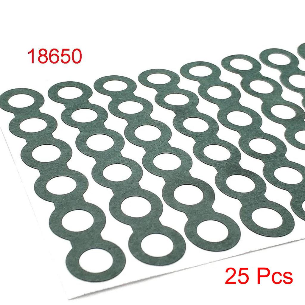 1S-6S 18650 21700 Li-ion Battery Insulation Gasket Barley Paper Battery Pack Cell Insulating Glue Patch Electrode Insulated Pads