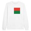 T-shirt à manches longues - PIXELFORMA - Drapeau de Madagascar - 100% coton - Manches longues - Confort optimal