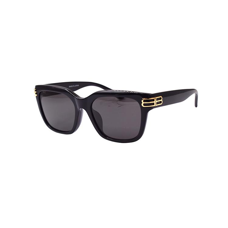 Balenciaga Corner BB Logo Series Square Lightweight Frame Sunglasses Women sunglasses BB0433SK-001