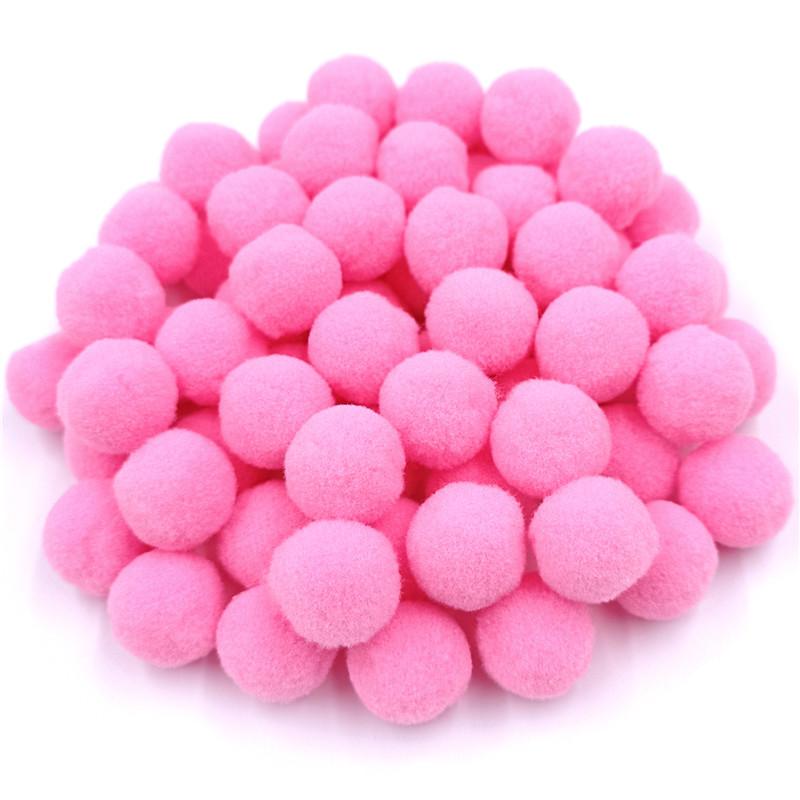 Soft 18/25mm Jewelry Accessories Kids Toy Multicolor Sewing Craft Fluffy Ball Plush Ball DIY Handmade Material Clothing Decoration Pompom Accessories