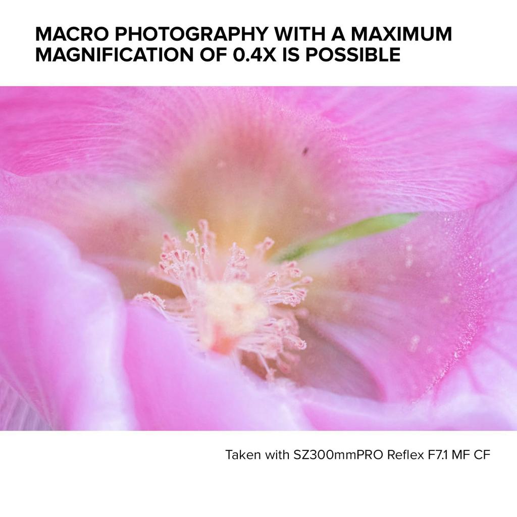 Tokina Телеобъектив-зеркальник Tokina SZ 300mm PRO Reflex MF CF Fujifilm 235г Ручная фокусировка F7.1 X-Mount