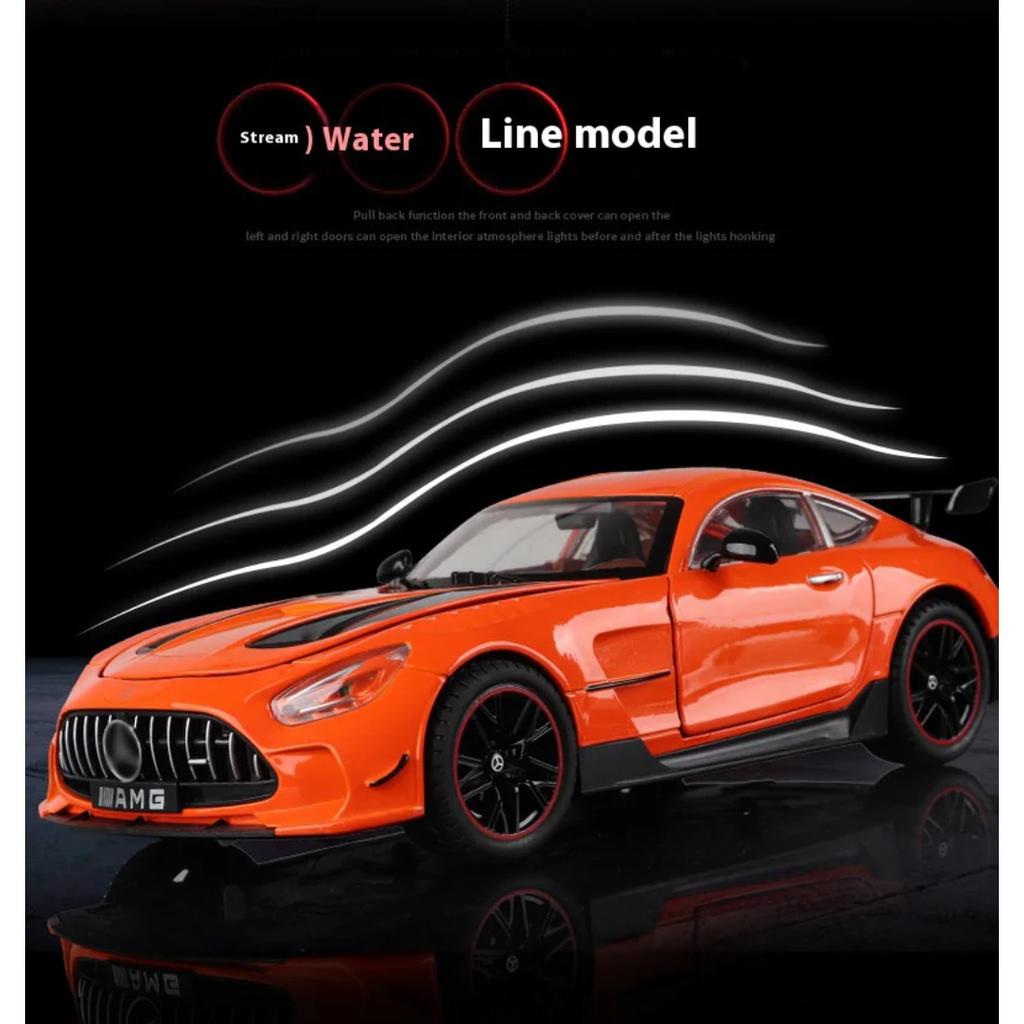 1/18 BENZ AMG крутая спортивная машина, модель из сплава, крутой звук и свет, детализированный салон, воссоздание деталей, изысканное настольное украшение