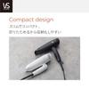 Vidal Sassoon Hair Dryer, White, VSD-1242/WJ, Negative Ion, Foldable, Quick Drying, Hair Styling, Scalp Mode, Cool Mode, Dry