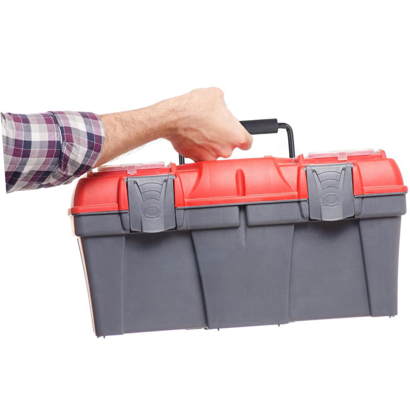 1 шт. Ящик для инструментов Пружинная складная ручка Инструмент Креативный Сверхпрочный Сундук Шкаф Накладная Пружинная ручка